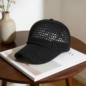 Unisex Summer Breathable Mesh Baseball Cap, Adjustable Sun Protection Hat, Perfect for Beach, Hiking & Travel