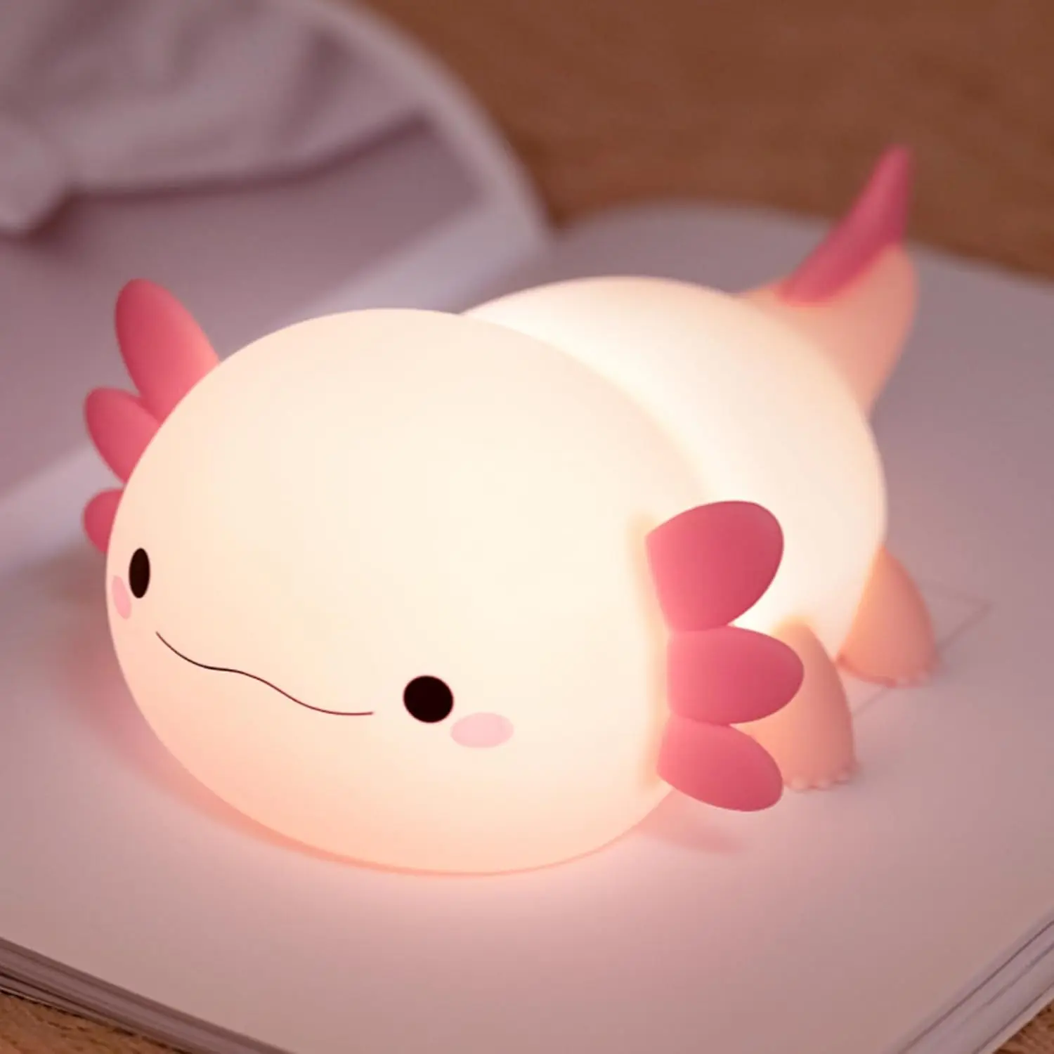 Cute Turtle Night Light Lamp for Kids, Rechargeable LED Animal Silicone Table Bedside Lamp, Led Night Lights, Perfect Gift for Children Boys & Girls Nightlight Bedroom, Decorative Night Light, Indoor Decorative Light