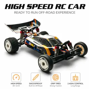 WLtoys 244016 V2 RC Racing Car, 1/24 2WD High Speed Drift Car Built-in Gyro, 2.4GHz Anti-Interference Electric Remote Control Car for Hobby Beginners Rc Vehicle Rc Model Car