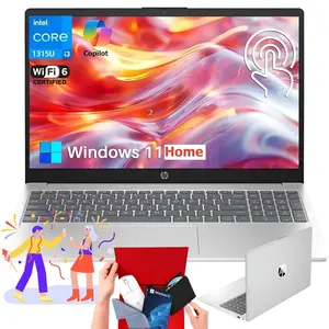 HP 15.6" Touchscreen Laptop | 13th Gen i3, Up to 32GB RAM, 512GB SSD, Win 11 Home, Copilot AI, Wi‑Fi 6, Bundle Accessory,Suit for Business&Student