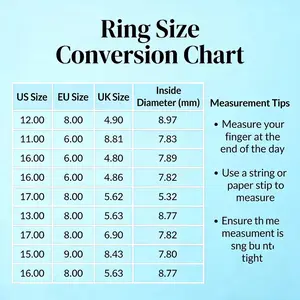 Ring Size Measurement Chart