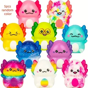 12pcs-1set Mini Axolotl Party Gift, Cute Pet Toy, Perfect Birthday Present, Unique Animal Lover Gift Idea, Fun and Interactive Plaything