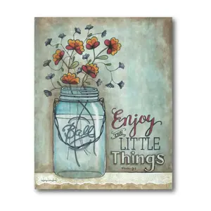 Courtside Market "Enjoy the Little Things" Canvas Wall Art