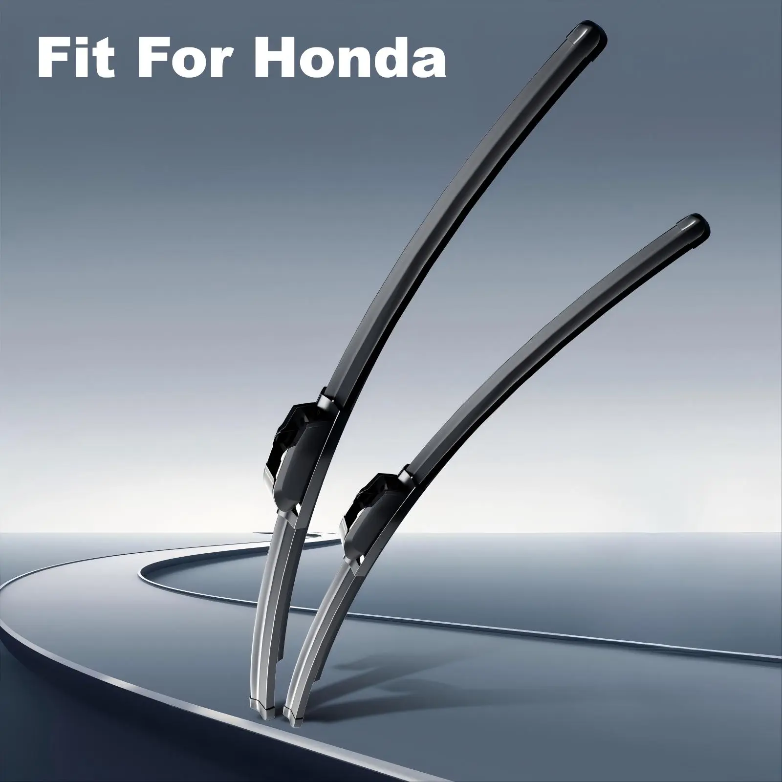 ITUTN Honda Wiper Blades Set | Frameless OEM Quality, Ultra Quiet & Streak-Free | Dual-Layer Coating, All-Season, Easy Install with Multi Adapters | Fits Accord, Civic, CR-V, Pilot, Odyssey, Fit, HR-V, Ridgeline, Insight, Passport & More