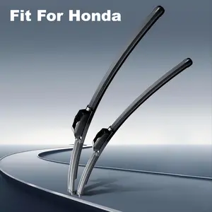 ITUTN Honda Wiper Blades Set | Frameless OEM Quality, Ultra Quiet & Streak-Free | Dual-Layer Coating, All-Season, Easy Install with Multi Adapters | Fits Accord, Civic, CR-V, Pilot, Odyssey, Fit, HR-V, Ridgeline, Insight, Passport & More