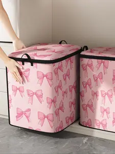 Butterfly Print Thick Blanket Storage Bag, Storage Carrying Bag, Cute Practical Kids Bedding Organizer, Organizational Zipper Storage, Durable Material with Handle, Perfect for Home Use