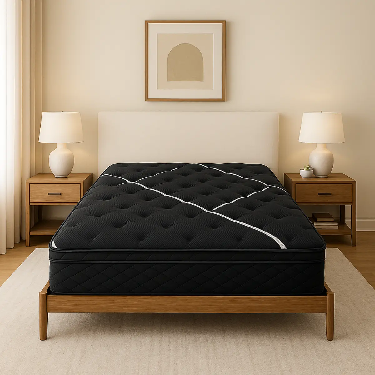 Restonic ComfortCare Hybrid Foam Mattress - Heartland Firm, Twin Extra Long (80x39x11.5in), for Adults Indoor Use, Dual Cooling Breathable Tech, Individually Wrapped Pocket Springs, Memory Foam, Marvelous Middle Technology, 80 X 39 X 11.5 Inches