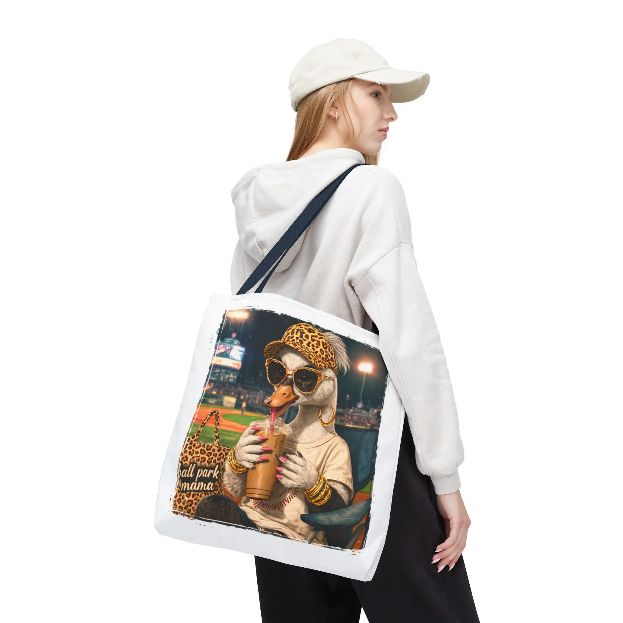 Baseball Mama Silly Goose Tote Bag