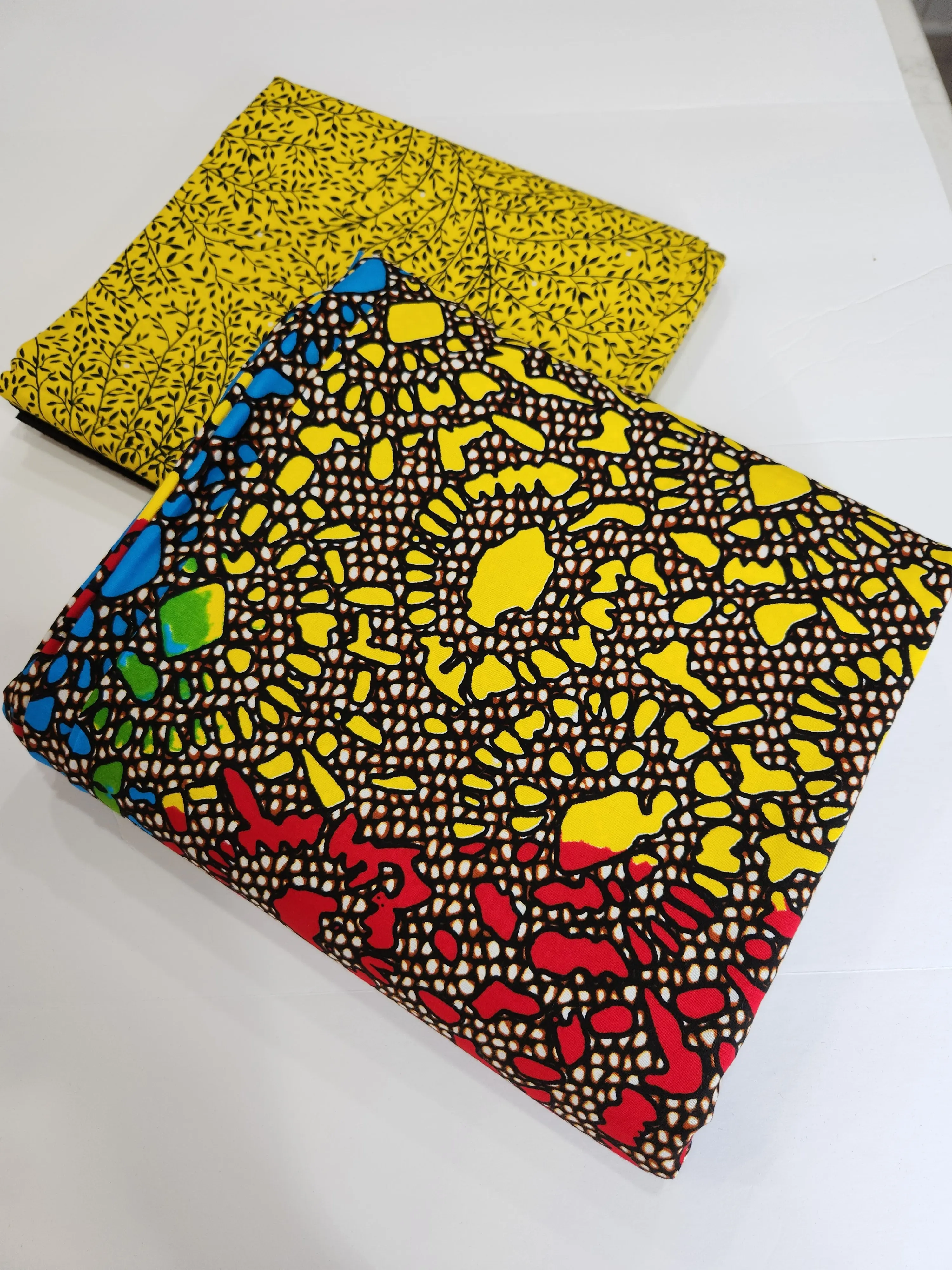 Mix and Match Multicolor African Fabric, Suitable for African Clothing Projects