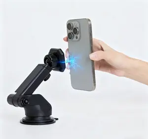 Paslda Kaistyle Magnetic Car Mount with 20 Strong Magnets for iPhone 17 16 15 14 - Dash Mounted Phone Holder for Women Men Car Accessories