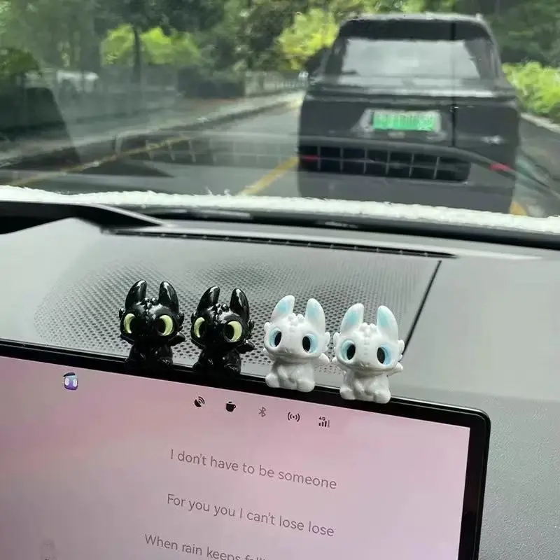 Light Figure Cute Toothless Car Dashboard Doll Display Standee, Adorable Car Decor, Small Toy for Car Interior, Car Interior Decoration, Car Trinkets, Car Interior Ornaments, Car Interior Accessory, Car Decorations