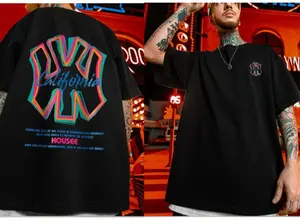 READY STOCK 100% Cotton Streetwear Fashion Oversize Men's T-shirt FULL SIZE S-5XL