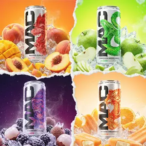 MAC Energy | Caffeinated Sports Energy Drinks - 12 Packs