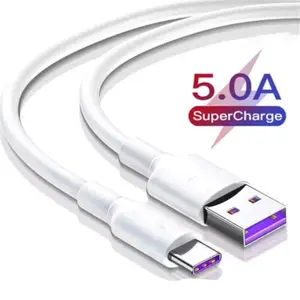 Fast Charging USB-A to USB-C Data Cable for Android Phones - USB Type C Charger Lot Durable Cord - Mobile, Smartphone Cellphone Electronic