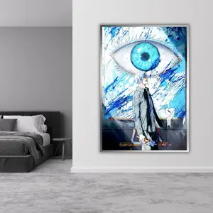 Jujutsu Kaisen Anime Art Paper, Japanese Manga Wall Art for Home Decoration Artistic Poster