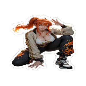 Firecracker Street Dancer Kiss-Cut Stickers for Anime Lovers, Laptop Decor, Vinyl Stickers, Cute Character Art, Gift for Friends decal journaling supply diy decorative