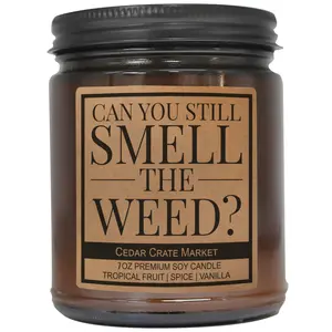 Can You Still Smell the Weed? Funny Candle