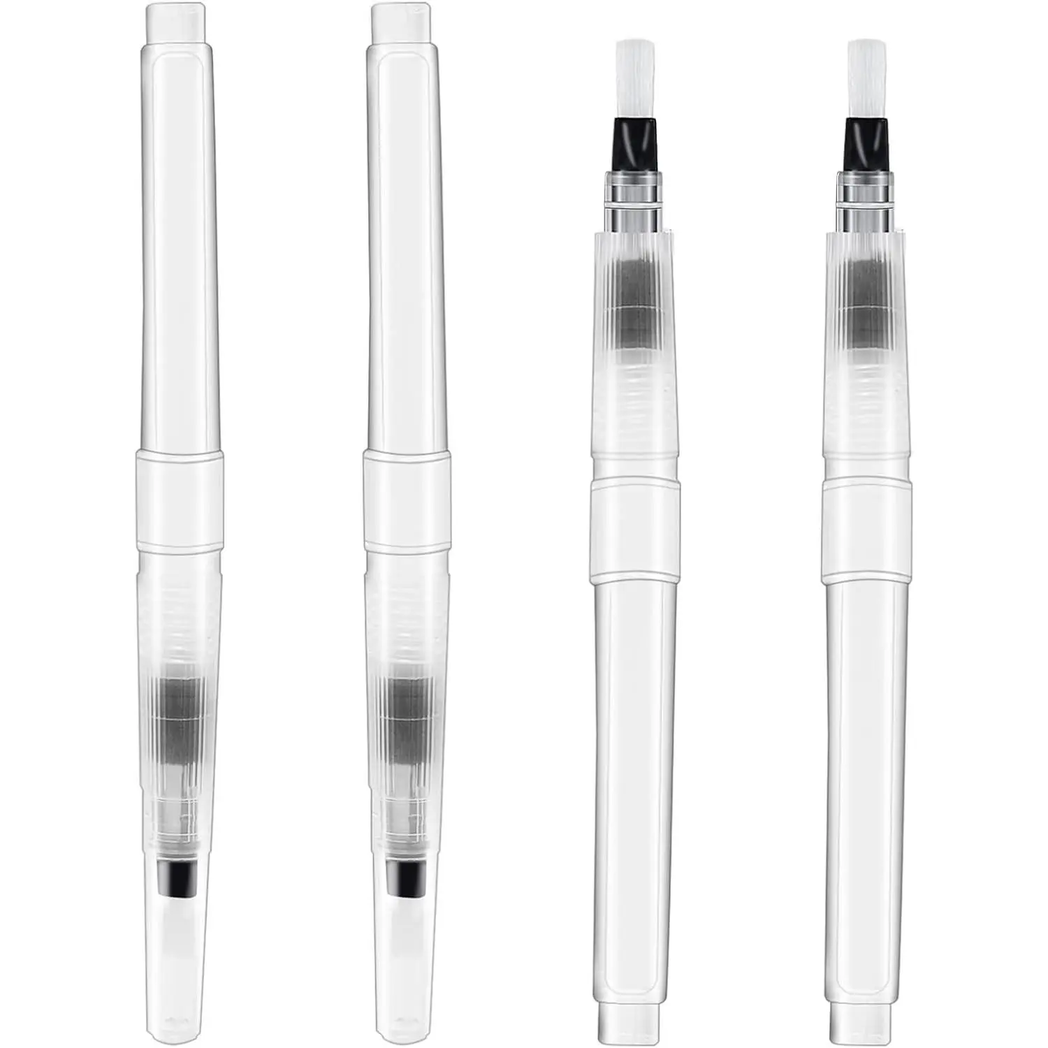 4Pcs Envelope Moistener, Envelope Wetter Envelope Sealers, Envelopes Sealer Moistener with Brush Head, Pencil Style Envelope and Stamp Moisteners