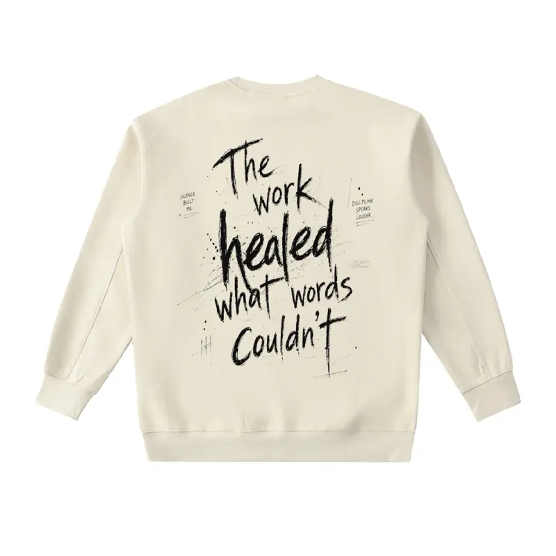 Glove & Grit Graphic Crewneck Sweatshirt - Unisex, Regular Fit.