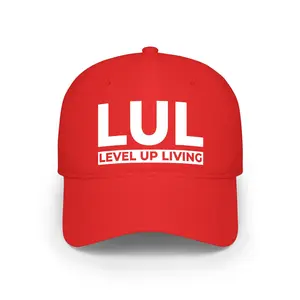 Level Up Living Cap — LUL Embroidered Low Profile Baseball Hat
