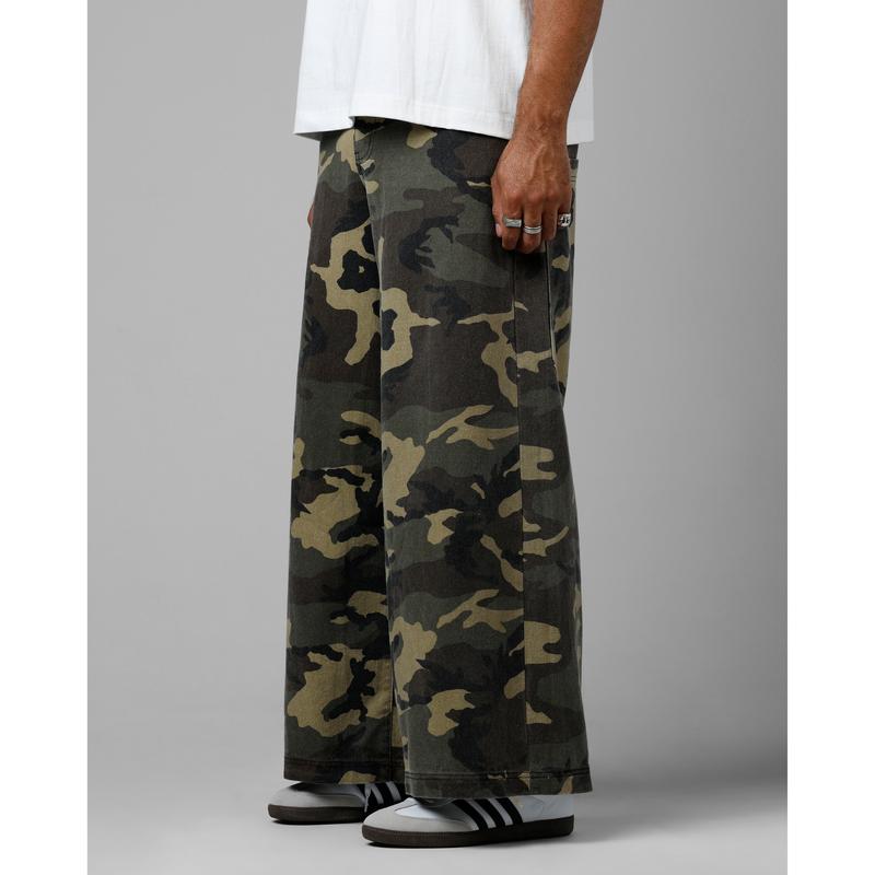 Loiter Skate Jeans Washed Camo