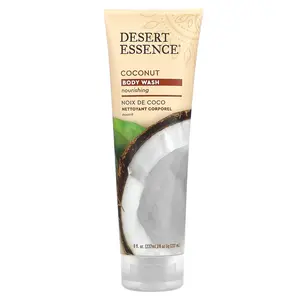 Desert Essence Body Wash, Coconut, 8 fl oz (237 ml)