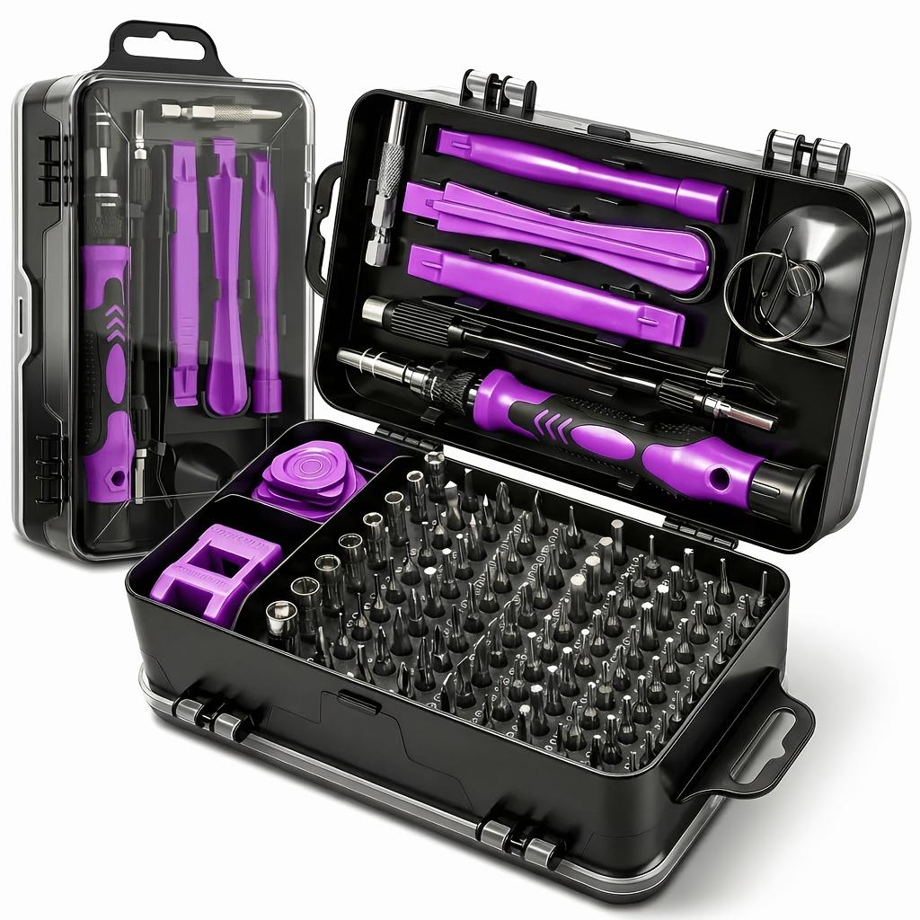 117in 1 Or 132in 1 Precision Screwdriver Set, Small Screwdriver Set And Magnetic Repair Tool Kit with Torx Triwing Bits, Multi Screwdriver, Multi Bit Screw Driver, Bit Driver, Phillips Screwdriver And Flathead Screwdrivers for Electronics