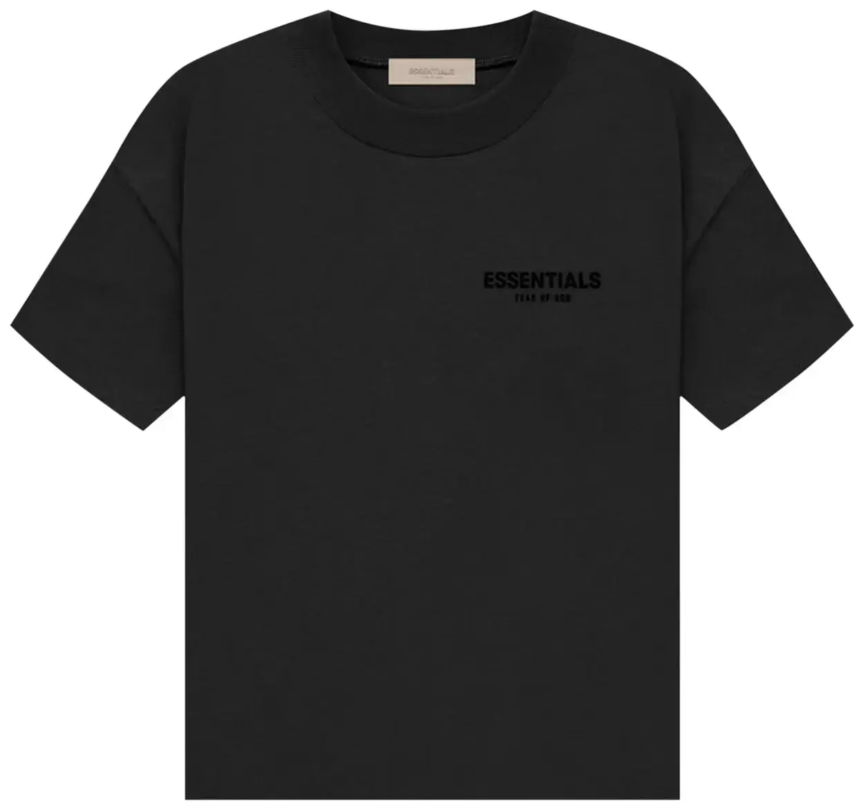 Fear of God Essentials Stretch Limo Tee Shirt Black Over Sized Fit