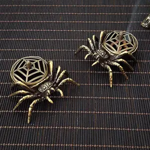 Spider Design Incense Burner, 1 Count Portable Retro Incense Burner, Fragrance Chip Burner, Home Fragrance Holder for Living Room Bedroom Office, Aroma