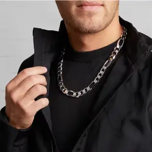 925 Silver-Plated necklace for men classic 12MM chain 22-30 inch fine Fashion jewelry party wedding gifts Fast Ship