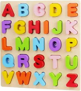 Alphabet Puzzle,  ABC Letter Puzzles for Toddlers1 2 3 , Educational Learning Toys for , Alphabet Toys with Puzzle Board & Letter Blocks,  Surprise for Girls and Boys