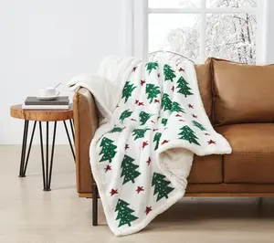 Truly Soft Cozy Tree and Star 40x60 Throw Blanket