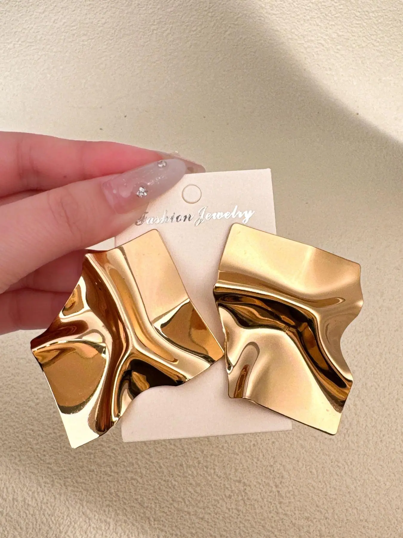 Irregular Design Stud Earrings, Summer Outfits 2024 Fashion Jewelry for Party, Daily Clothing Decor, Trendy All-match & Exquisite Jewelry for Birthday