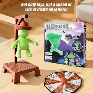 Magnetic Gallows Tabletop Game, English Word Game Desktop Family Interaction Toy, Educational Fun for Kids & Adults
