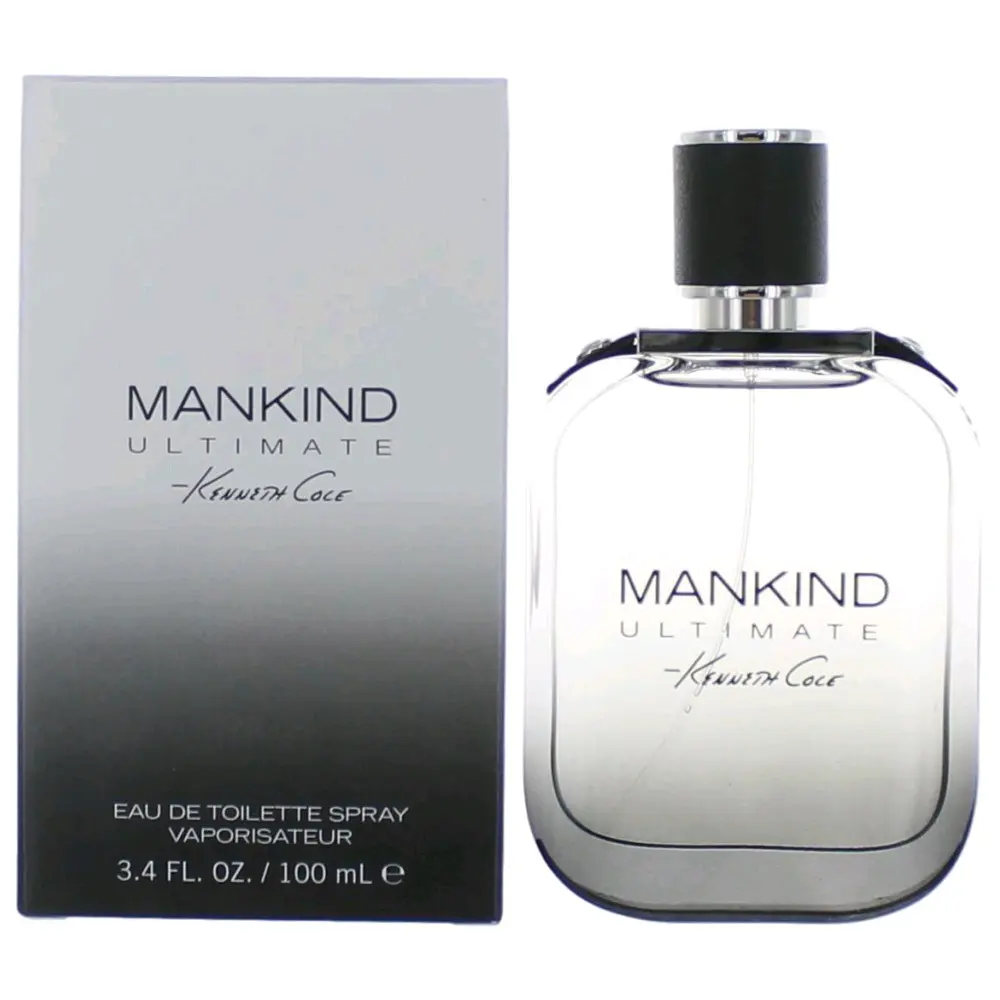 Mankind Ultimate Eau de Toilette, 3.4 oz Citria Scent Men's Fragrance Spray with Notes of Vetiver and Sandalwood