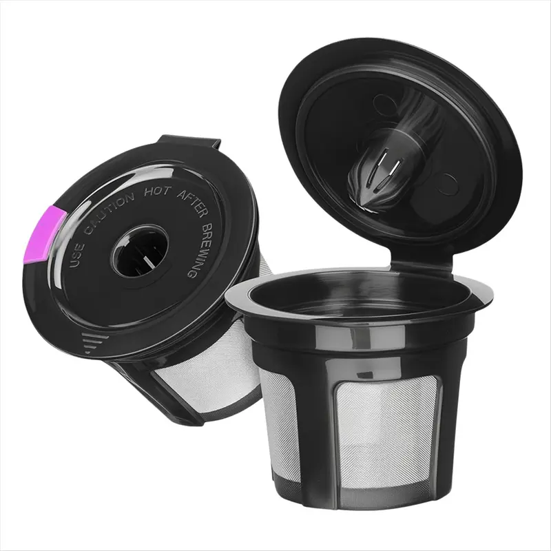 Reusable K Cups for K Mini, K Elite, K Classic, K Compact, K Latte, K Select and All 2.0 & 1.0 Coffee Makers 2PCS for Christmas New Year Home Use