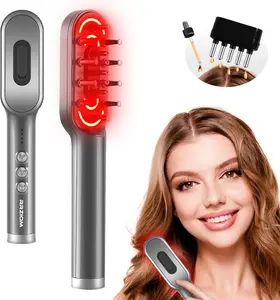 Laser hair growth comb laser red light therapy device brush for women and men