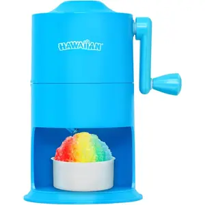 Mini Snow Cone Machine, Portable Countertop   with No Slip Base, No Electricity Needed,  Cup Included, Lightweight, Stainless Steel