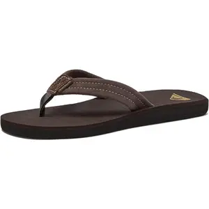 Suede Flip Flops for Men, Arch Support Athletic Mens Sandals, Size 6 to 16 Thong Mens Slides