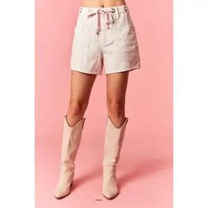 Strawberry shortcake Patchwork Shorts 100% cotton