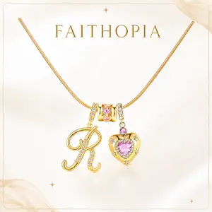 18K gold-plated custom-made A-Z letter style necklace is a beautiful and exquisite gift suitable for occasions such as Valentine's Day, weddings, birthdays, etc.It is imbued with religious significance, waterproof, and free of allergenic components.