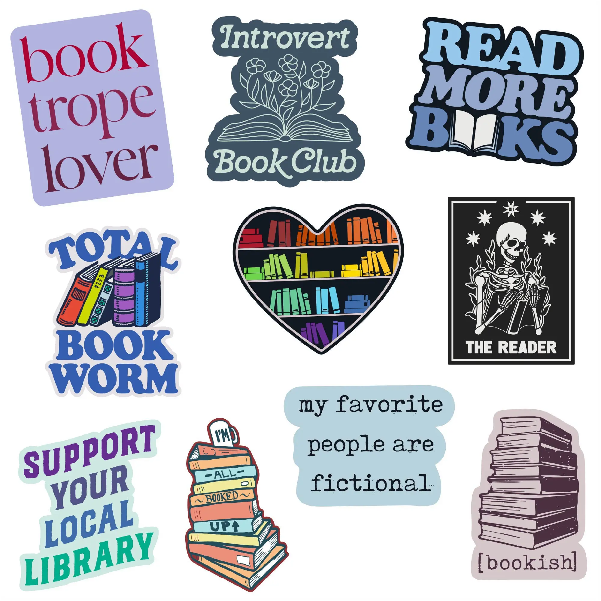 Book Sticker Extra Large Stickers for Adults Funny Adhesives with Memes Funny Stickers with Colorful Graphic Decals Sarcastic Funny Nerd Multi Book Sticker Extra Large Stickers for Adults Funny Adhesives with Memes Funny Stickers with Colorful Graphic Decals Sarcastic Funny Nerd Multi