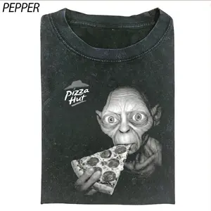 Goblin & Pizza Ring Comfort Colors Shirt, Movie Meme Tee, Precious Pizza, Movie Shirt, Golum Foodie, Gift for Movie Fans Womenswear Top