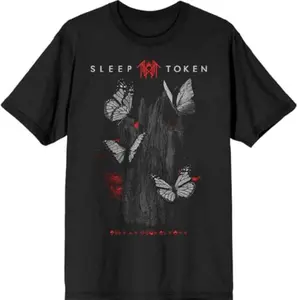 Sleep Token Comfort Colors T-shirt/Hoodie, Butterflies Band Crewneck Sweater   Tops Classic