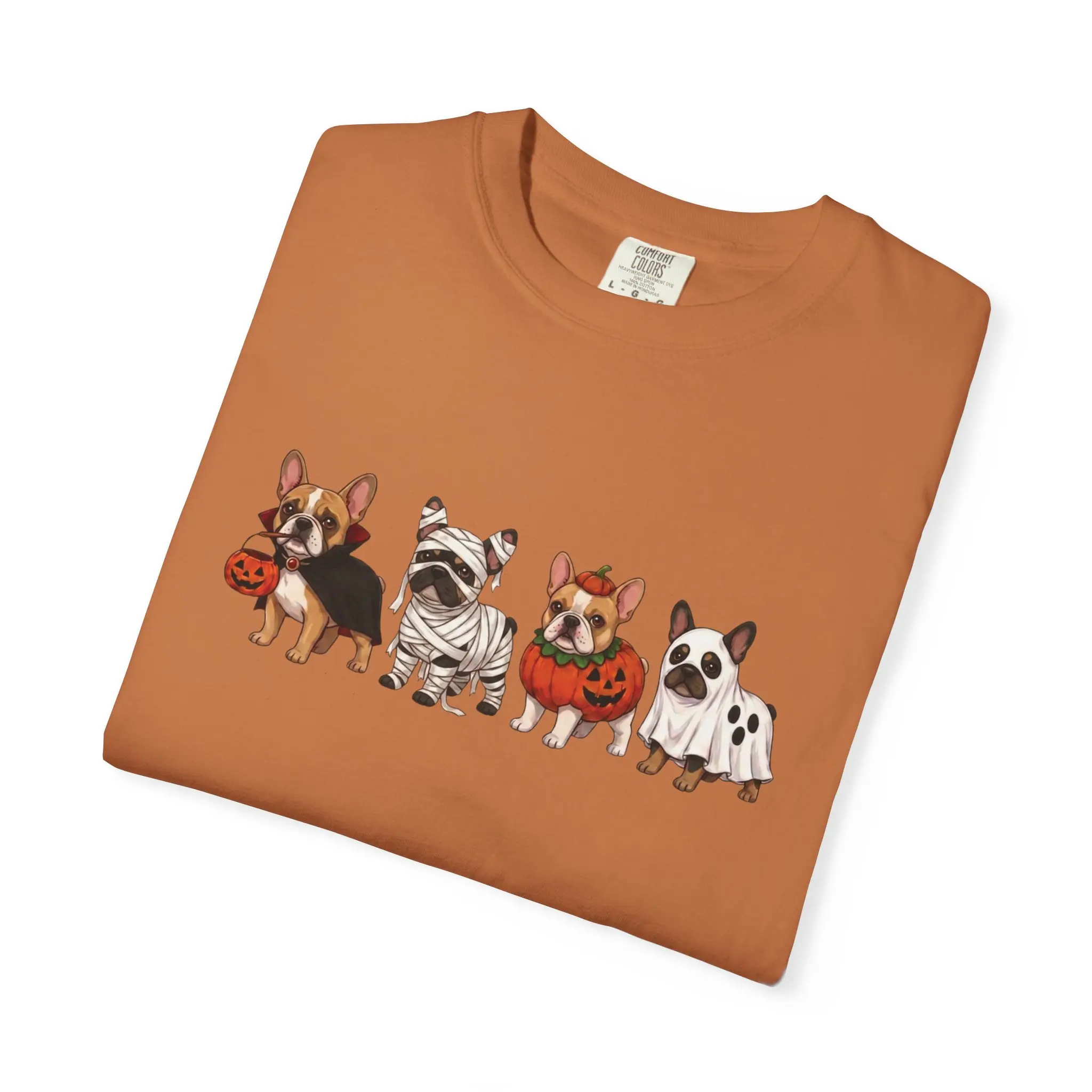 Cute French Bulldog in Costume Graphic Tee