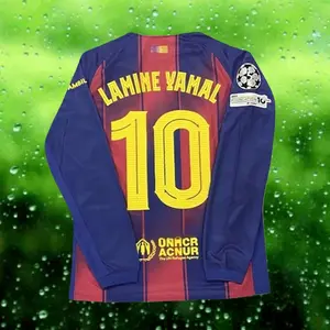 25 26 Home Lamine Yamal 10# Long sleeve Soccer Jerseys