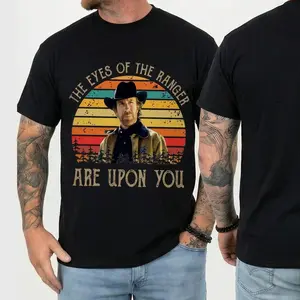 Walker Texas Ranger Chuck Norris T-Shirt, Vintage Western Cowboy Graphic Tee, Classic TV Series Shirt, Menswear Unisex Cotton Casual Gift for Him