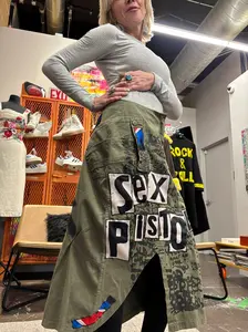 Sex Pistols Punk Cargo Skirt