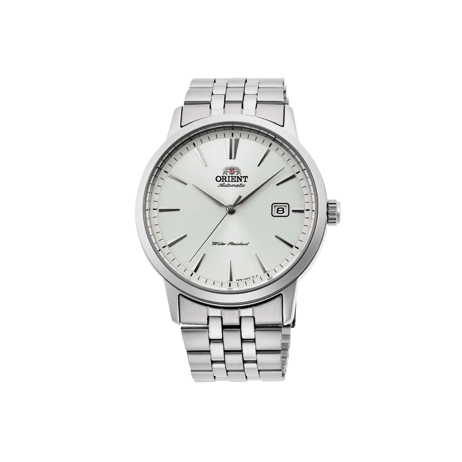 Orient Symphony III 41.5mm Automatic Dress Watch - Stainless Steel, Business Fashion, Water Resistant, RA-AC0F02S30B (Automatic Watches for Men), Stainless Steel Watch
