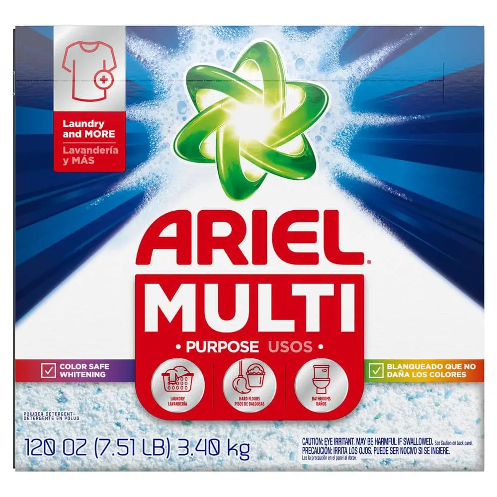 Multi Purpose Original Scent Powder Laundry Detergent, 95-Loads, 120 oz.